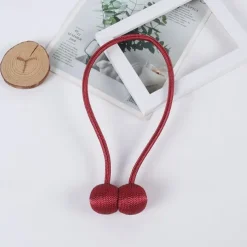 Magnetic Curtain Tie Backs Window Gold Curtain Tiebacks Buckles Holdbacks Clip for Home Bedroom Office Decorative Curtain 1 PCS
