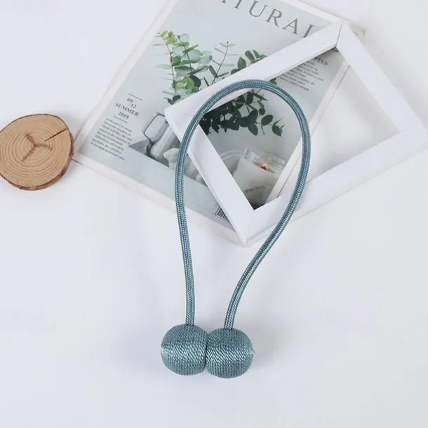 Magnetic Curtain Tie Backs Window Gold Curtain Tiebacks Buckles Holdbacks Clip for Home Bedroom Office Decorative Curtain 1 PCS