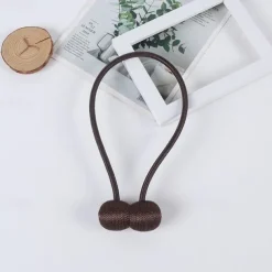 Magnetic Curtain Tie Backs Window Gold Curtain Tiebacks Buckles Holdbacks Clip for Home Bedroom Office Decorative Curtain 1 PCS