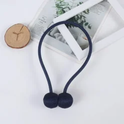 Magnetic Curtain Tie Backs Window Gold Curtain Tiebacks Buckles Holdbacks Clip for Home Bedroom Office Decorative Curtain 1 PCS