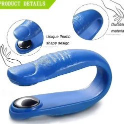 Magnetic Finger Joint Tiger Point Massage Clip Hand Meridian Massager Acupressure Clip For Thumbs Headache Blood Circulation