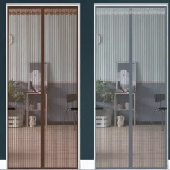 Magnetic Screen Door Portable, Fly Or Bug Screen Magnetic, Doorway For Sliding Door,Garage,Patio,Kitchen,Living,Window Room,Bedroom,Bar,Pet and Kid Easy Entry