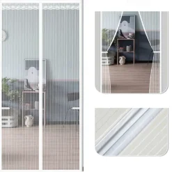 Magnetic Screen Door Portable, Fly Or Bug Screen Magnetic, Doorway For Sliding Door,Garage,Patio,Kitchen,Living,Window Room,Bedroom,Bar,Pet and Kid Easy Entry