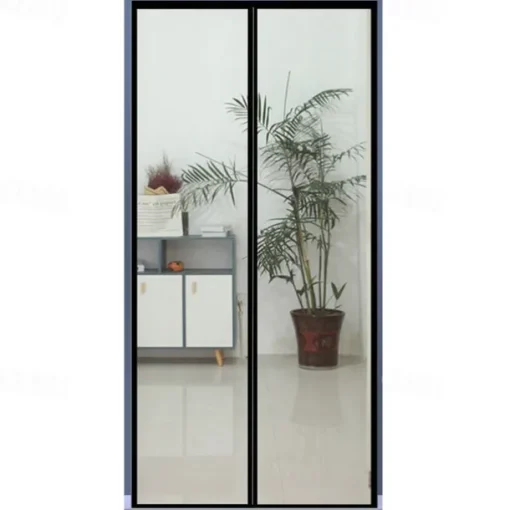 Magnetic Screen Door Portable, Fly Or Bug Screen Magnetic, Doorway For Sliding Door,Garage,Patio,Kitchen,Living,Window Room,Bedroom,Bar,Pet and Kid Easy Entry