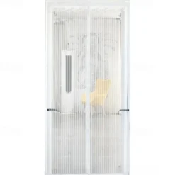 Magnetic Screen Doors with Magnets for Doors, Fiberglass Mesh Curtain, Automatic Closing Quiet for Patio, Deck, Porch, Balcony, Glass, Garage and Even Sliding Doors