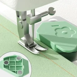 Magnetic Seam Guide for Sewing Machine, Strong & Multifunctional Magnet Sewing Guide with Scale Perfect for Straight Stitching, Hemming, Quilting Serger Machines Universal Sewing Accessories