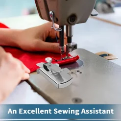 Magnetic Seam Guide for Sewing Machine Magnetic Sewing Guide with Clip Multifunctional Ruler Hemmer Guide Seam Guide Hem Guide for Walking Foot Sewing Machine Sewing Supplies Accessories