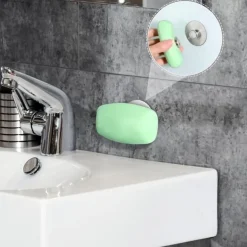 Magnetic Soap Holder Self Draining,Bar Soap Holder for Shower Wall, Stainless Steel Soap Savers for Bar Soap, Kitchen/Bathroom Soap Dishes, Easy Clean Soap Holders for Shower