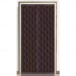 Magnetic Thermal Insulated Door Curtain, No Punching Oxford Cloth Material Door Curtain, Universal Warmth In All Seasons,Room Decor, Home Decor