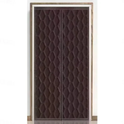 Magnetic Thermal Insulated Door Curtain, No Punching Oxford Cloth Material Door Curtain, Universal Warmth In All Seasons,Room Decor, Home Decor