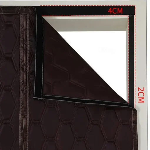 Magnetic Thermal Insulated Door Curtain, No Punching Oxford Cloth Material Door Curtain, Universal Warmth In All Seasons,Room Decor, Home Decor