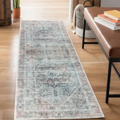 Mandala Bohemian Kitchen Mat Runner Rug Non-Slip Oil Proof Rug Indoor Outdoor Mat Bedroom Decor Bathroom Mat Entrance Rug Door Mat