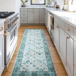 Mandala Bohemian Kitchen Mat Runner Rug Non-Slip Oil Proof Rug Indoor Outdoor Mat Bedroom Decor Bathroom Mat Entrance Rug Door Mat