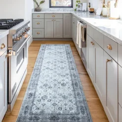 Mandala Bohemian Kitchen Mat Runner Rug Non-Slip Oil Proof Rug Indoor Outdoor Mat Bedroom Decor Bathroom Mat Entrance Rug Door Mat