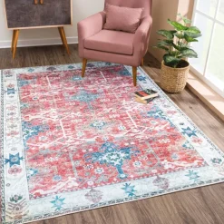 Mandala Bohemian Runner Rug Kitchen Mat Non-Slip Oil Proof Rug Indoor Outdoor Mat Bedside Bedroom Decor Bathroom Mat Entrance Rug Door Mat