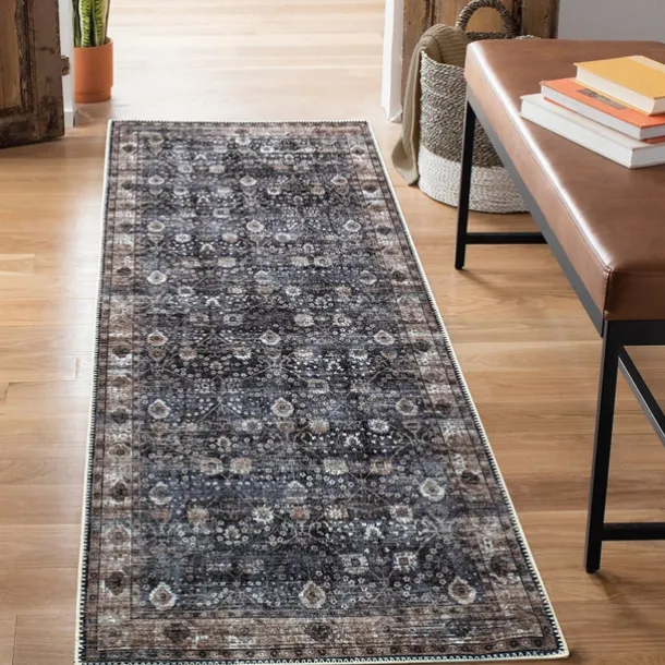 Mandala Bohemian Runner Rug Kitchen Mat Non-Slip Oil Proof Rug Indoor Outdoor Mat Bedside Bedroom Decor Bathroom Mat Entrance Rug Door Mat