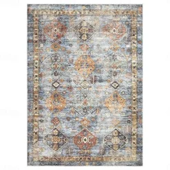 Mandala Bohemian Runner Rug Kitchen Mat Non-Slip Oil Proof Rug Indoor Outdoor Mat Bedside Bedroom Decor Bathroom Mat Entrance Rug Door Mat
