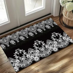 Mandala Paisely Doormat Kitchen Mat Floor Mat Non-Slip Area Rug Oil Proof Rug Indoor Outdoor Mat Bedroom Decor Bathroom Mat Entrance Rug Spring Summer