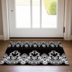 Mandala Paisely Doormat Kitchen Mat Floor Mat Non-Slip Area Rug Oil Proof Rug Indoor Outdoor Mat Bedroom Decor Bathroom Mat Entrance Rug Spring Summer