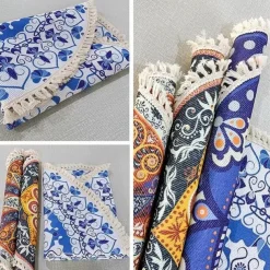 Mandala Tassel Round Carpet Area Rug Ethnic Style Room Living Room Bedroom Coffee Table Floor Mat