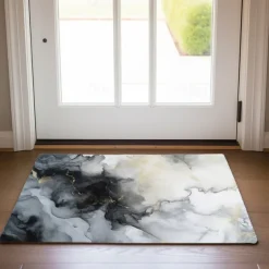 Marble Pattern Doormat Floor Mats Washable Rugs Kitchen Mat Non-Slip Oil Proof Rug Indoor Outdoor Mat Bedroom Decor Bathroom Mat Entrance Rug