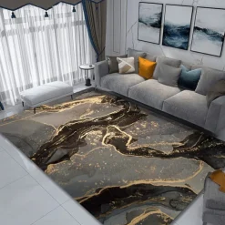 Marble Pattern Rug Floor Mat Hallway Carpets Area Rugs for Bedroom Living Room Carpet Kitchen Bathroom Anti-Slip Door Mats