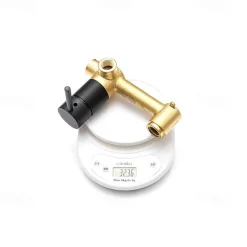 Matte Black Bathroom Sink Faucet Brass Wall Installation Basin Faucet Cold and Hot Water Mixer Tap Contemporary