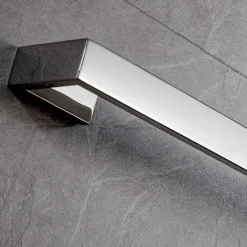 Matte Black Towel Rail 304 Stainless Steel Towel Bar, Mirror Polished, Brushed Wall Mounted Bathroom & Kitchen