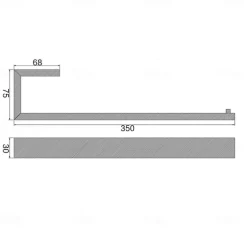 Matte Black Towel Rail 304 Stainless Steel Towel Bar, Mirror Polished, Brushed Wall Mounted Bathroom & Kitchen
