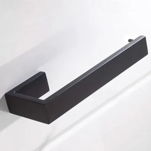 Matte Black Towel Rail 304 Stainless Steel Towel Bar, Mirror Polished, Brushed Wall Mounted Bathroom & Kitchen