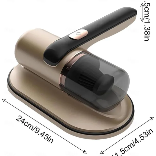 Mattress Vacuum Cleaner, Handheld UV Bed Vacuum Cleaner, 12Kpa Strong Suction Power Can Efficiently Clean Mattresses, Pillows, Sofas and Carpets