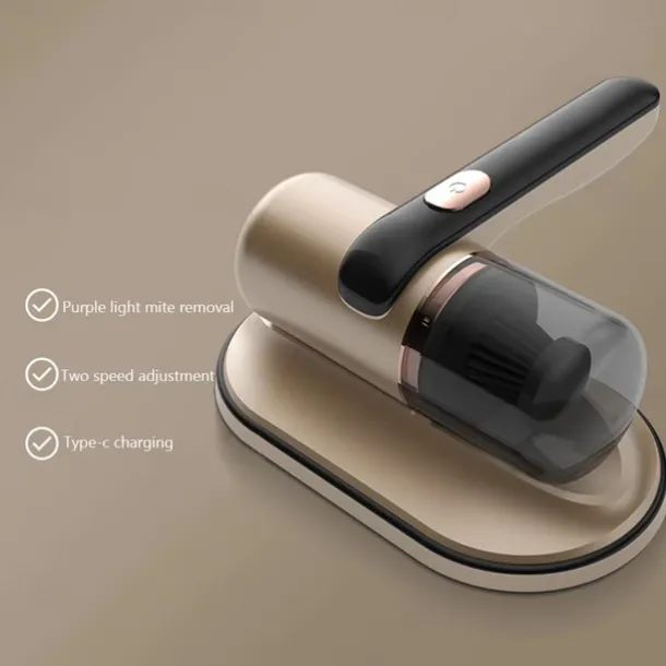 Mattress Vacuum Cleaner, Handheld UV Bed Vacuum Cleaner, 12Kpa Strong Suction Power Can Efficiently Clean Mattresses, Pillows, Sofas and Carpets