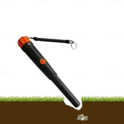 MD - 720 Handheld Metal Detector - Portable Treasure Hunting Rod with Waterproof to 3 Meters, LED & Vibration