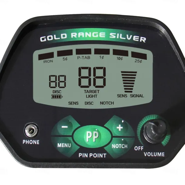 MD-4090 Handheld All-Metal Underground Detector - Gold/Silver/Copper/Iron Treasure Hunter with Waterproof Design & Pinpoint Function