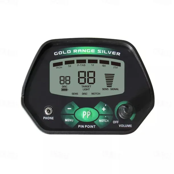 MD-4090 Handheld All-Metal Underground Detector - Gold/Silver/Copper/Iron Treasure Hunter with Waterproof Design & Pinpoint Function