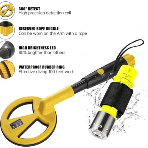 MD-780 Handheld Underwater Metal Detector - Security Inspection & Underground