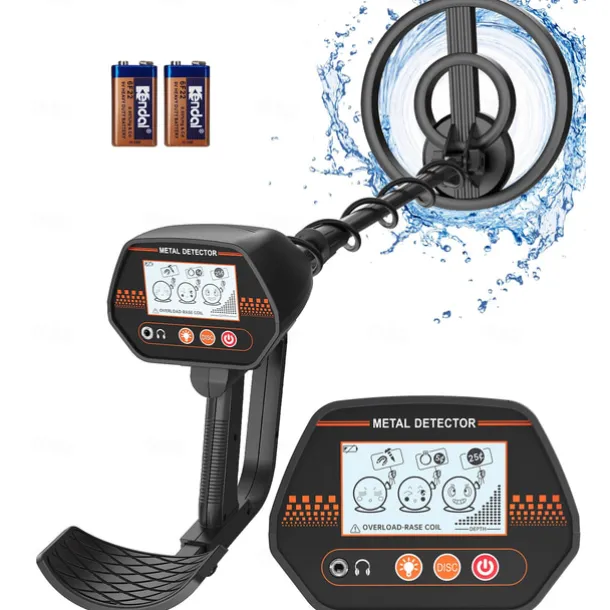 MD-4070 Kids Handheld Underground Metal Detector Toy - Outdoor Treasure Hunting Tool for Children