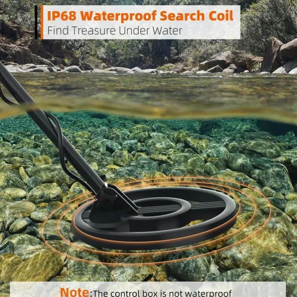 MD-4070 Kids Handheld Underground Metal Detector Toy - Outdoor Treasure Hunting Tool for Children