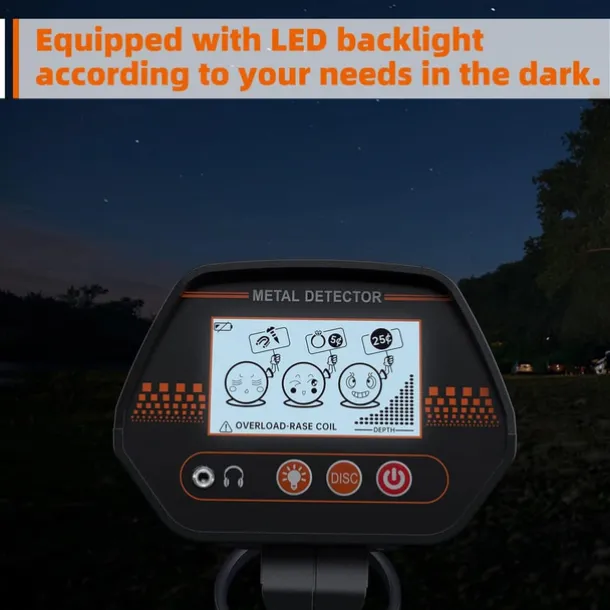 MD-4070 Kids Handheld Underground Metal Detector Toy - Outdoor Treasure Hunting Tool for Children