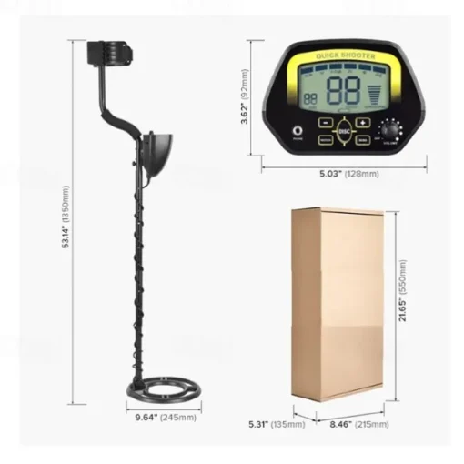 MD-3030 Portable Underground Metal Detector MD3030 Treasure Hunter Gold Digger Finder LCD Display Waterproof - Function Detector