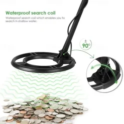 MD-3030 Portable Underground Metal Detector MD3030 Treasure Hunter Gold Digger Finder LCD Display Waterproof - Function Detector