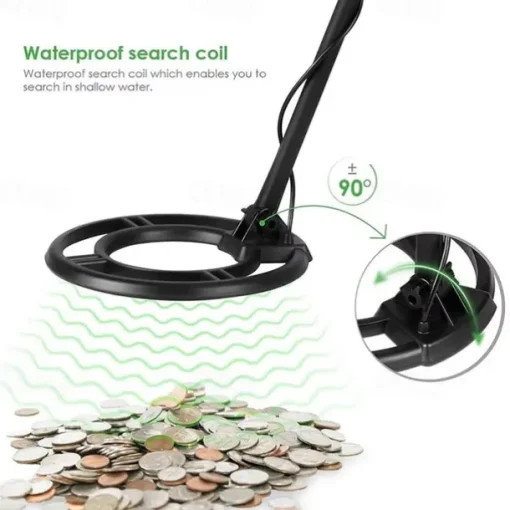 MD-3030 Portable Underground Metal Detector MD3030 Treasure Hunter Gold Digger Finder LCD Display Waterproof - Function Detector