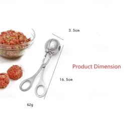 Meatball Maker Clip Spoon Stainless Steel Meatballs Mold Fried Fish DIY Meatballs Making Kitchen Cooking Accessories