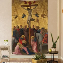 Medieval Tapestry Middle Age Hanging Tapestry Large Tapestry Mural Decor Photograph Backdrop Blanket Curtain Home Bedroom Living Room Decoration