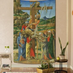 Medieval Tapestry Middle Age Hanging Tapestry Large Tapestry Mural Decor Photograph Backdrop Blanket Curtain Home Bedroom Living Room Decoration