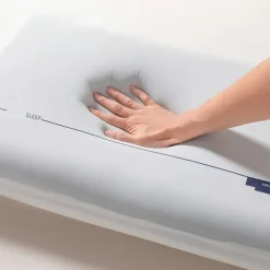 Memory Foam Pillow, Double Sided Different Firmness Zero Pressure Pillow, Comfortable and Breathable Provides Neck Support and Shoulder Pain Relief