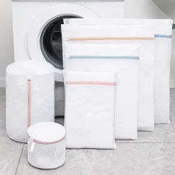 Mesh Laundry Bags for Delicates with Zipper, Lingerie Laundry Bag, Travel Storage Organize Bag, Clothing In-Wash Cleaning Bag For Laundry, Blouse, Hosiery, Stocking, Underwear, Bra, Lingerie