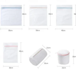 Mesh Laundry Bags for Delicates with Zipper, Lingerie Laundry Bag, Travel Storage Organize Bag, Clothing In-Wash Cleaning Bag For Laundry, Blouse, Hosiery, Stocking, Underwear, Bra, Lingerie