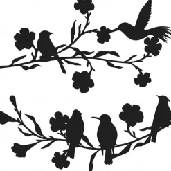 Metal Birds Wall Art Metal Birds Wall Decor Art Birds For Home Garden Garden Patio Outdoor Decoration