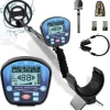 Metal Detector for Adults Professional, Detector De Metales for Gold and Silver with LCD Display, 5 Mode, Waterproof with 10" IP68 Search Coil and Upgraded Advanced DSP Chips